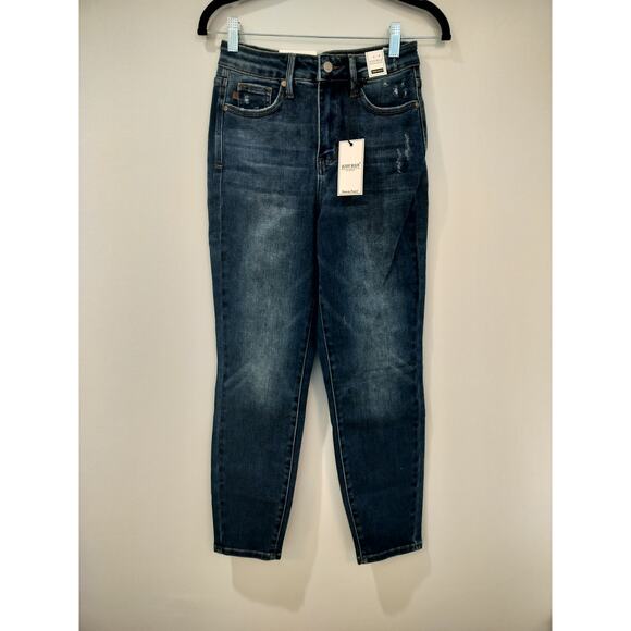 Judy Blue Denim - Judy Blue JB88776DK Jeans Size 1/25 High Waist Slim Fit Tummy Control